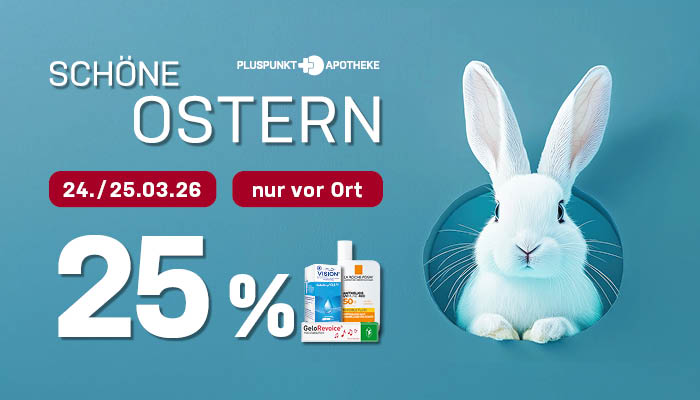 Schöne Ostern in Ihrer Pluspunkt Apotheke